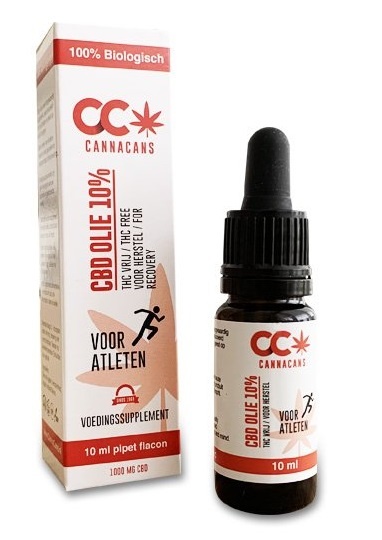 Cannacans CBD Olie 10% atleten (10 ml) Top Merken Winkel